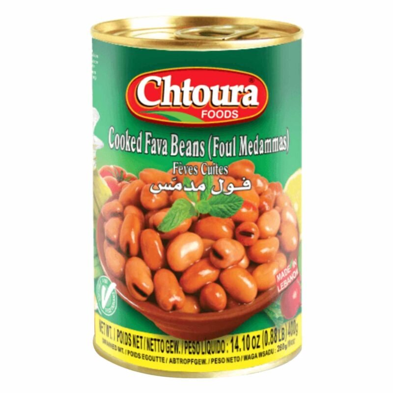 Chtoura Foods Cooked Fava Beans 400g