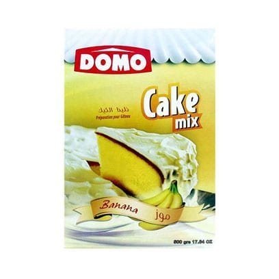 Domo Banana Flavour Cake Mix 500GR