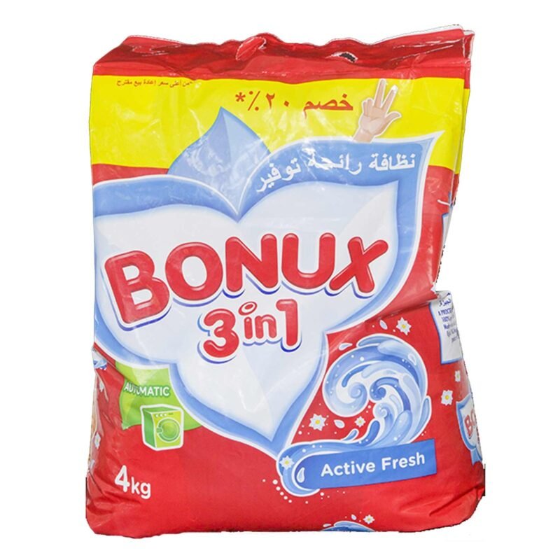 249536_main-1.jpg Bonux Automatic Active Fresh Detergent Powder 4KG 20Percent  Off