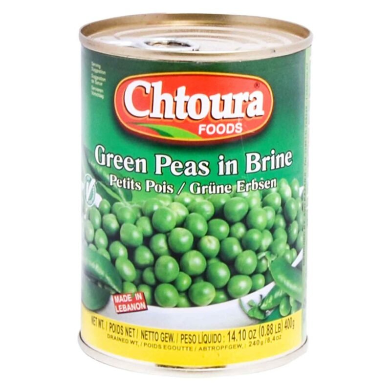 Chtoura Food Green Peas In Brine 400g