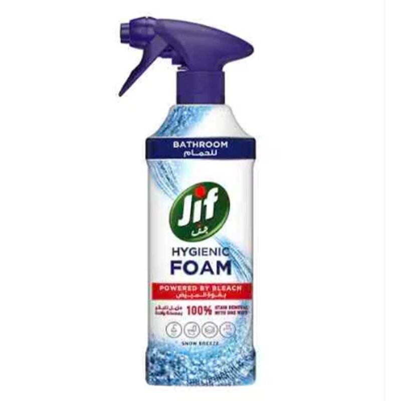 428109_main-1.jpg Jif Bathroom Hygienic Foam Spray Snow Breeze 450ML