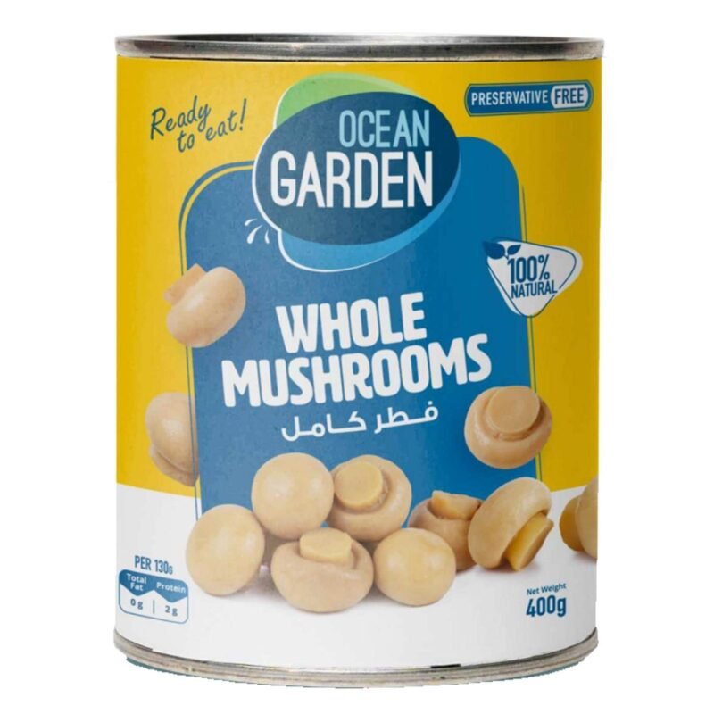 Ocean Garden Whole Mushroom Can 400GR