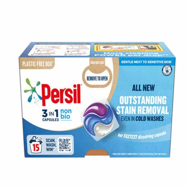 Persil 3 in 1 Bio Washing Capsules 32 Washes 675GR